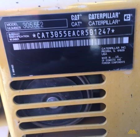CAT 305.5E2 CR Mini Excavator 2