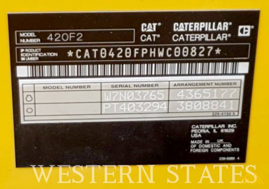 CAT 4202 ST Backhoe Wheel Loader in Idaho 3