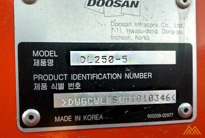 Doosan DL250-5 Wheel Loader 3