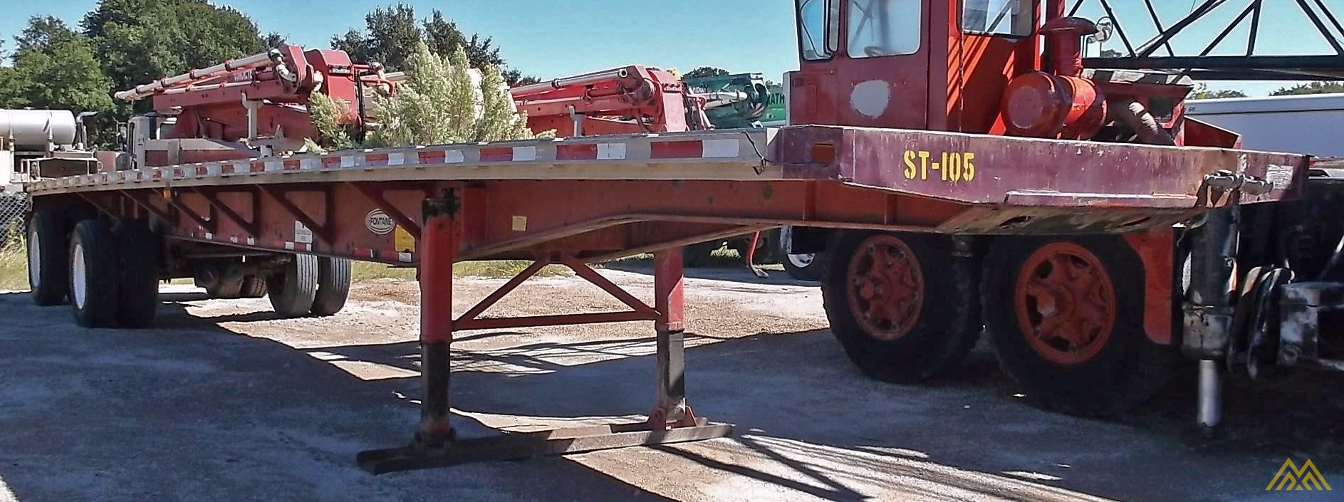 Fontaine LFTW-5-8045 WSK Flat Bed Trailer 1