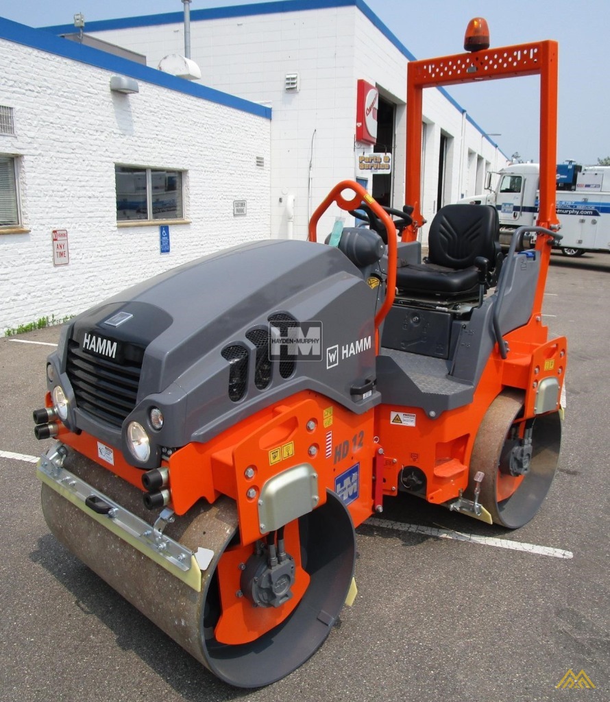 Hamm HD12VV Smooth Drum Compactor 0