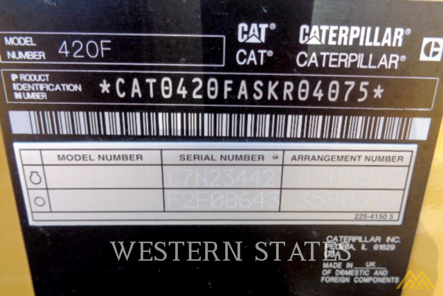 Low Hours on CAT 420F ST Backhoe Loader 10