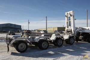 2007 TEMISKO HALF SCHNABLE / SCHNABEL 4 AXLE TRAILER