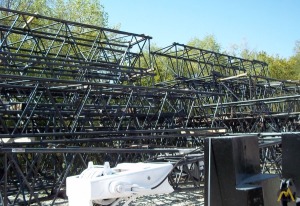 Various American Crawler Crane 77S Boom, Butt and Taper Tip Sections 