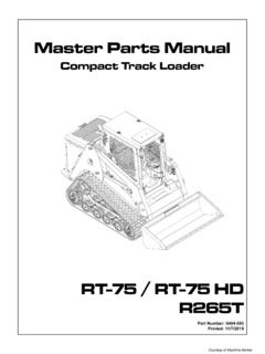 ASV RT-75HD Specifications