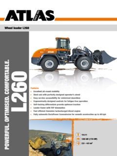Atlas L 260 Specifications