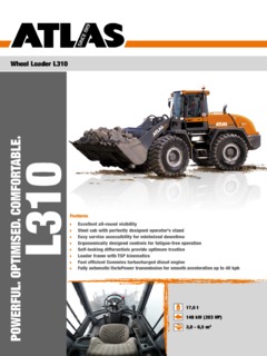 Atlas L 310 Specifications