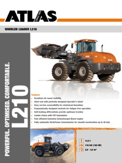 Atlas L 210 Specifications