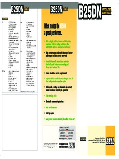 Bell B25DN Specifications