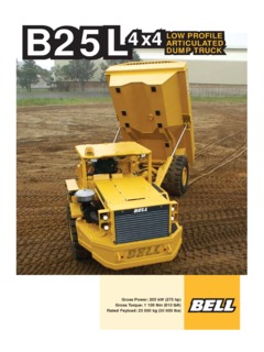 Bell B25L 4x4 Specifications