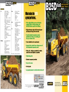 Bell B25D 6x6 Specifications