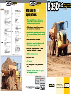 Bell B35D 6x6 Specifications