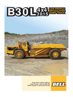 Bell B30L 4x4 Specifications