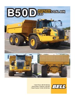 Bell B50D 6X6 Specifications