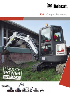 Bobcat E26 Specifications
