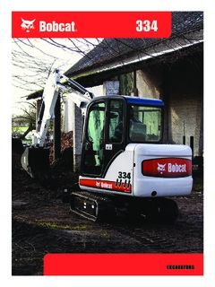 Bobcat 334 Specifications
