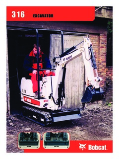 Bobcat 316 Specifications