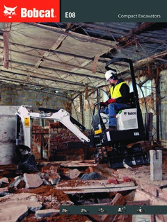 Bobcat E08 Specifications