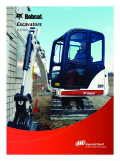 Bobcat 321 Specifications