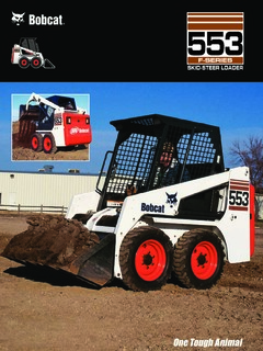 Bobcat 553 Specifications Machine.Market