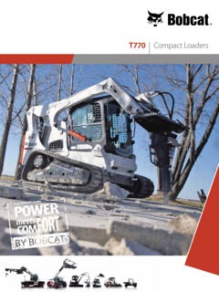 Bobcat T770 Specifications
