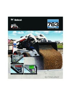 Bobcat 763 Specifications