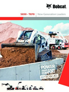 Bobcat T870 Specifications