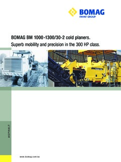 Bomag BM 1300/30-2 Specifications