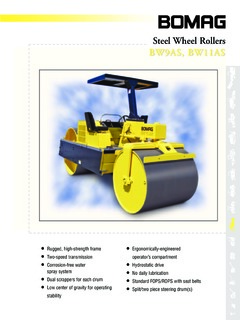 Bomag BW 11 AS Specifications