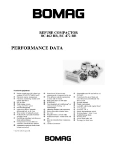 Bomag BC472RB Specifications