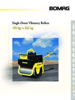 Bomag BW 71 EHB-2 Specifications