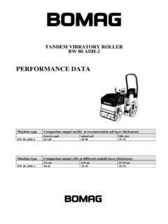 Bomag BW 80 ADH-2 Specifications
