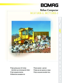 Bomag BC 772 RB-2 Specifications