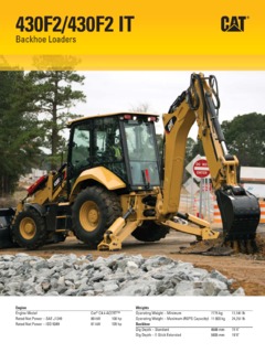 Caterpillar (CAT) 430F2 Specifications