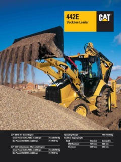 Caterpillar (CAT) 442E Specifications