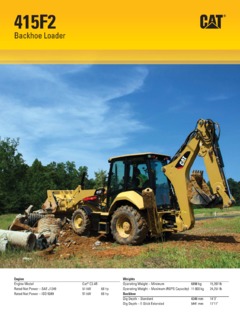 Caterpillar (CAT) 415F2 Specifications