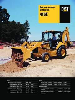 Caterpillar (CAT) 416E Specifications