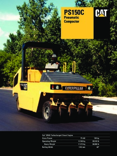 Caterpillar (CAT) PS150C Specifications