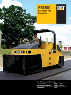 Caterpillar (CAT) PS360C Specifications