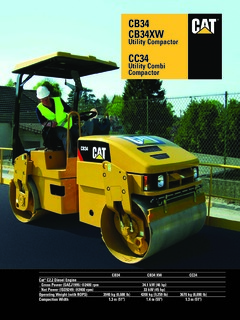 Caterpillar (CAT) CC34 Specifications