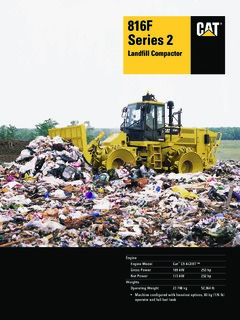 Caterpillar (CAT) 816F II Specifications