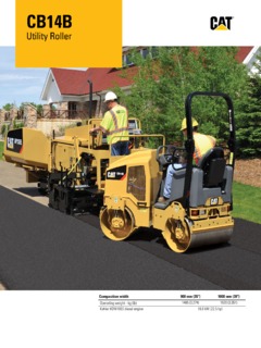 Caterpillar (CAT) CB14B Specifications