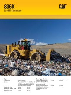Caterpillar (CAT) 836K Specifications