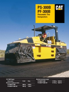 Caterpillar (CAT) PS-300B Specifications