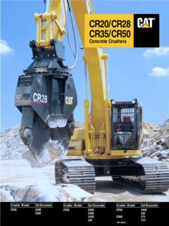 Caterpillar (CAT) CR50 Specifications