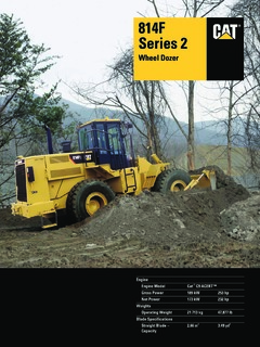 Caterpillar (CAT) 814F SERIES 2 Specifications