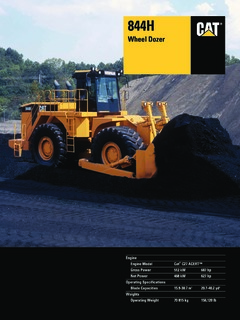 Caterpillar (CAT) 844H Specifications