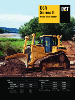 Caterpillar (CAT) D6R Series II Specifications