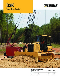 Caterpillar (CAT) D3K Specifications