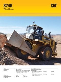 Caterpillar (CAT) 824K Specifications